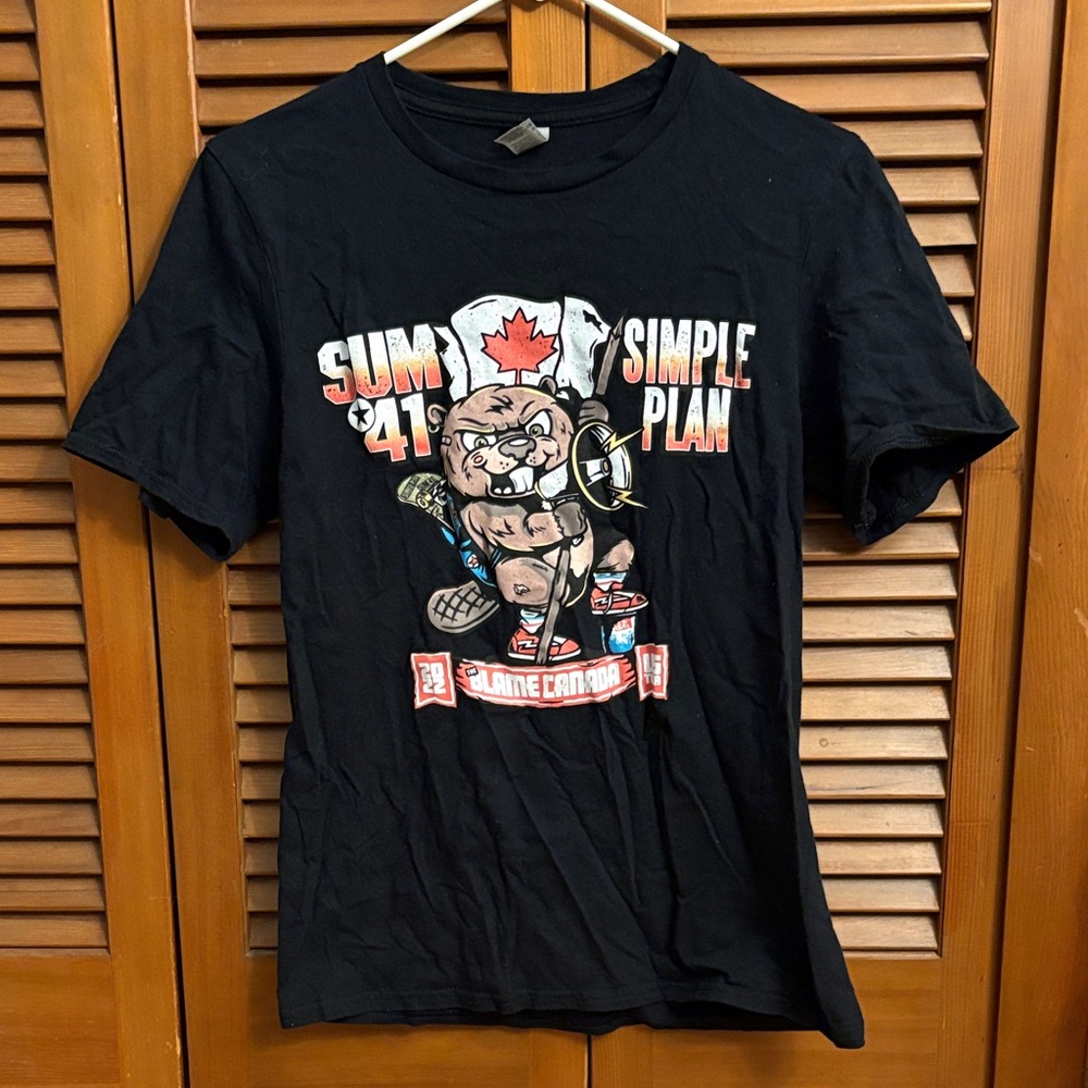 Simple Plan & Sum 41 Blame Canada Tour tee 2022